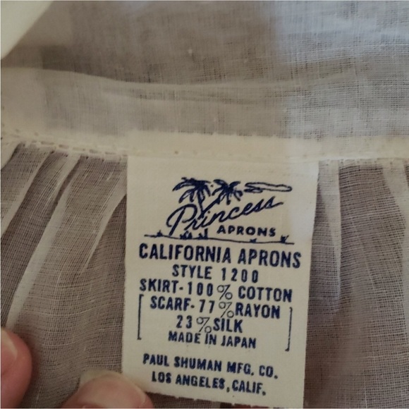 VINTAGE CALIFORNIA Souvenir Apron - Picture 5 of 6